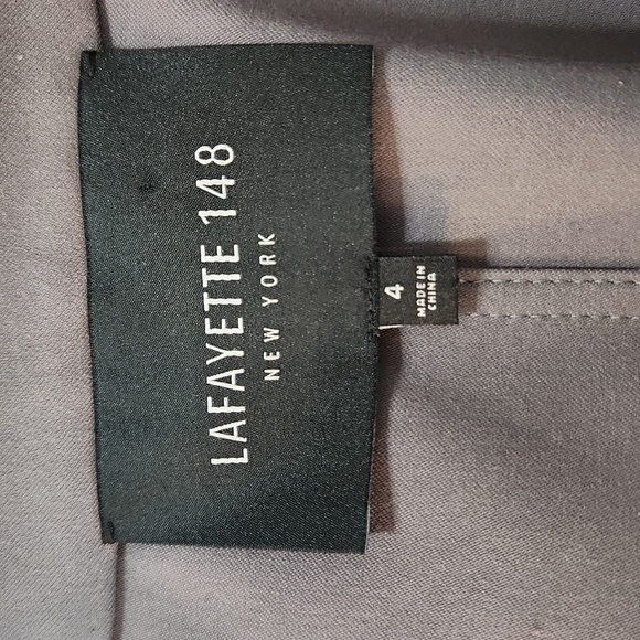 Lafayette 148 New York Gray Blazer - Picture 6 of 7